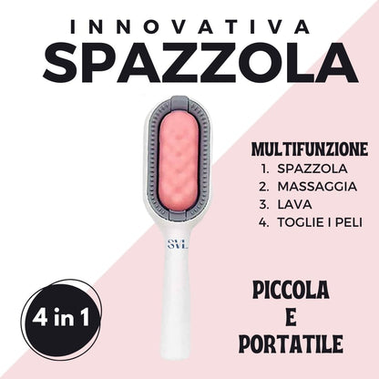 SVL Spazzola 4 in 1 per Animali Domestici